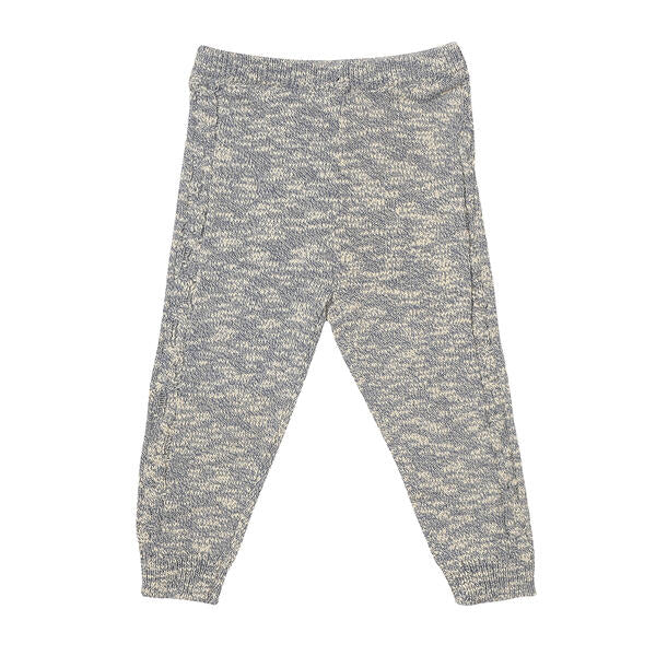 cotton knit legging pants with side detail